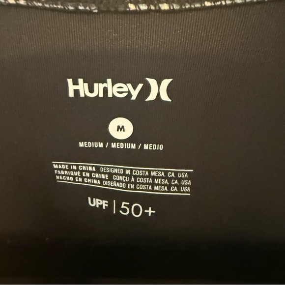 Hurley Women's Long Sleeve Surf Shirt Tee Rashguard With UPF 50+ Sun Protection - Picture 6 of 9